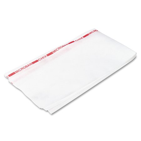 CHIX Reusable Food Service Towels, Fabric, 13 x 24, White, PK150 8250